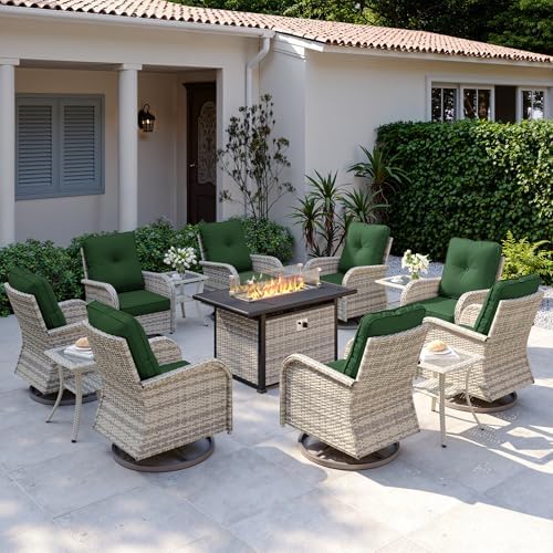 13Pcs Patio Rocking Swivel Chair by MuphyersPatioFurniture