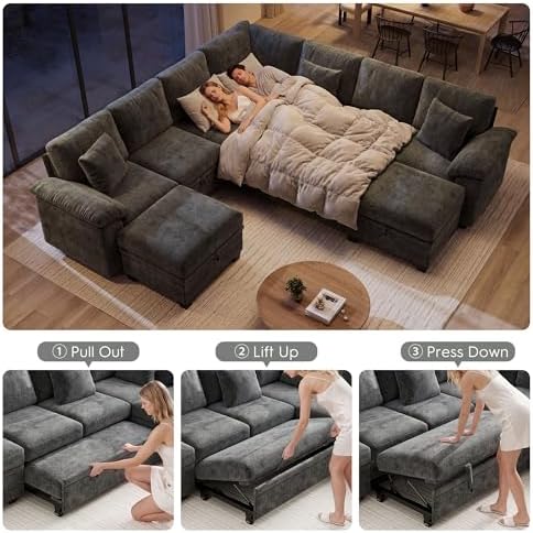 Ihanherry 108" Modular Sectional Sofa - Image 4
