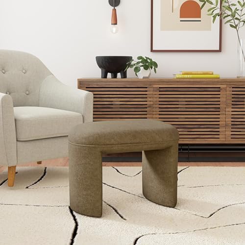 HomePop 24" Quinn Modern Ottoman - Image 2