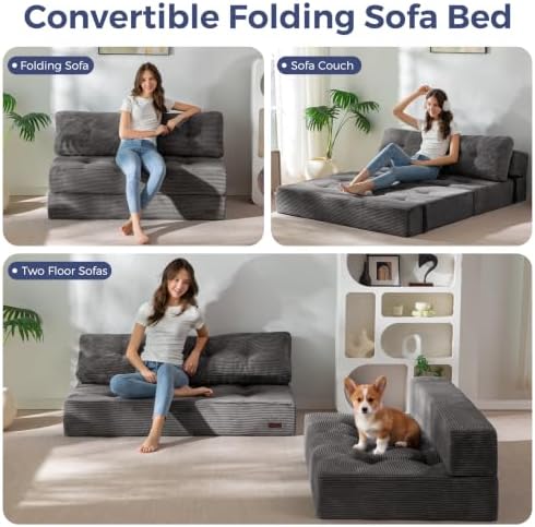 MAXYOYO Folding Sofa Bed, Convertible Chair Bed - Image 4
