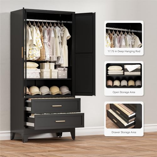 COFaR Armoire Wardrobe Closet - Image 6