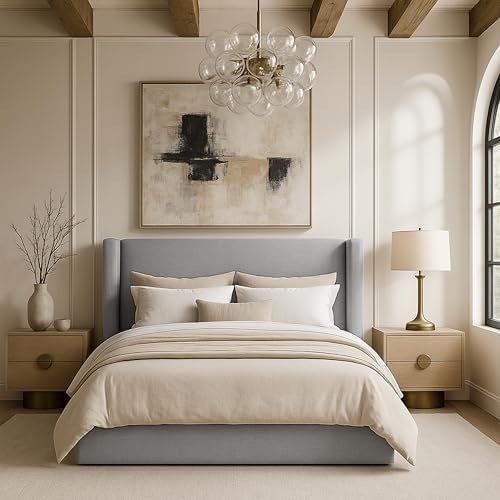 Meridian Furniture B1282Grey-Q Kendall Collection Modern | Contemporary Queen - Image 2