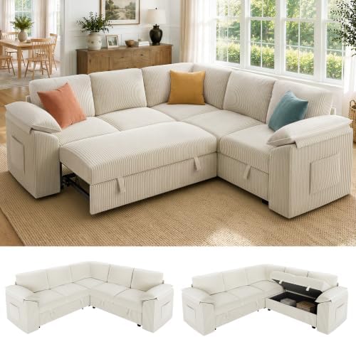 Xbrigh 85" Modular Sectional Sleeper Sofa by Xbrigh
