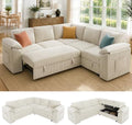 Xbrigh 85" Modular Sectional Sleeper Sofa by Xbrigh