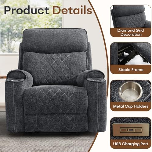 HAOMARKETS 3-Piece Power Recliner Sofa Set - Image 4