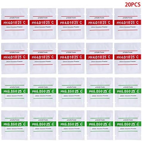 DuvinDD 20 Pack pH Calibration Solution Packets 6.86/4.01 by DuvinDD