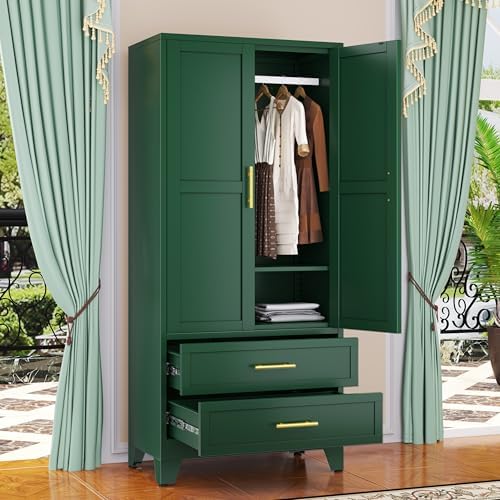 GAIOUS 71" Wardrobe Cabinet - Image 6