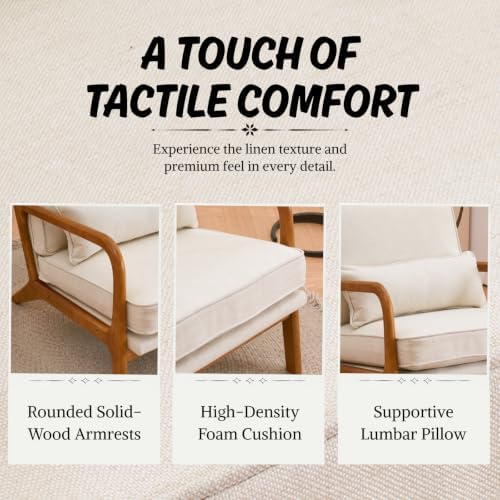 Karl home Mid-Century Modern Accent Reading Chair - Image 5
