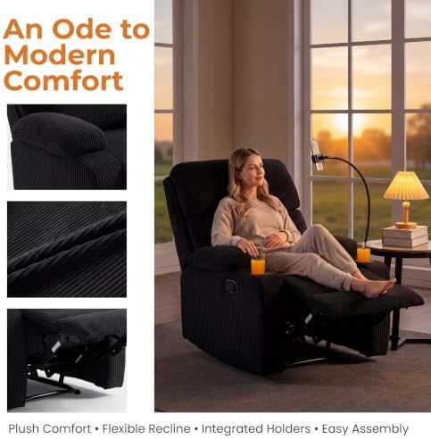 NicBex Manual Lounge Recliner Chair - Image 3