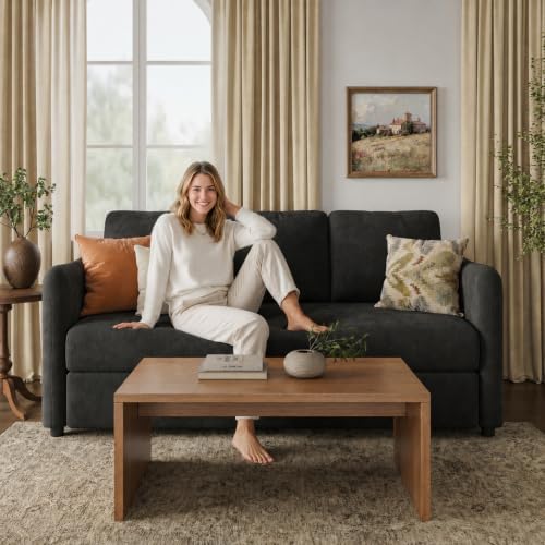 Sleeper Sofa 70" Loveseat with Pull Out Bed - Image 5