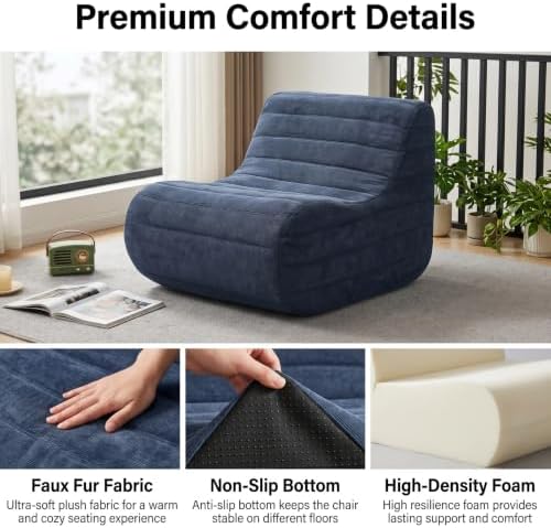 Memory Foam Bean Bag Chair - Image 4