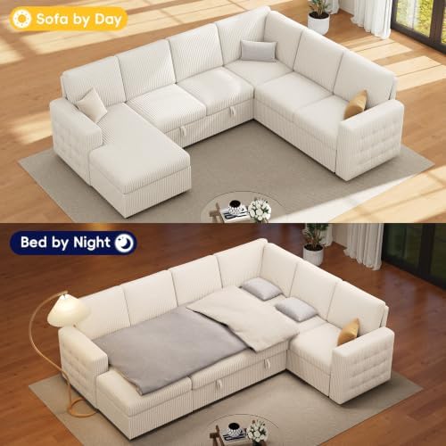104"Sectional sleeper Sofa Bed, Pull Out Couch - Image 4