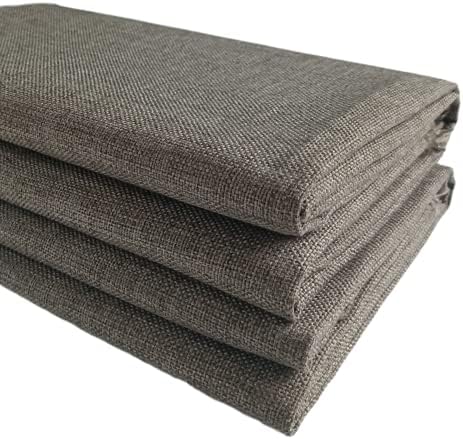 TinaKim Thick Linen Type Upholstery Fabric by The Yard, by TinaKim