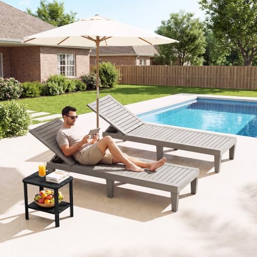 NUNU LAB Outdoor Chaise Lounge Chairs Set by NUNULAB
