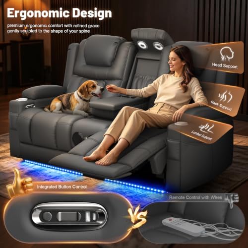 Power Loveseat Recliner Sofa - Image 5