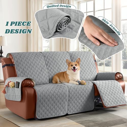 Ruaozz Waterproof Recliner Couch Covers, Non-Slip Sofa SlipCover, 3 Seater - Image 6