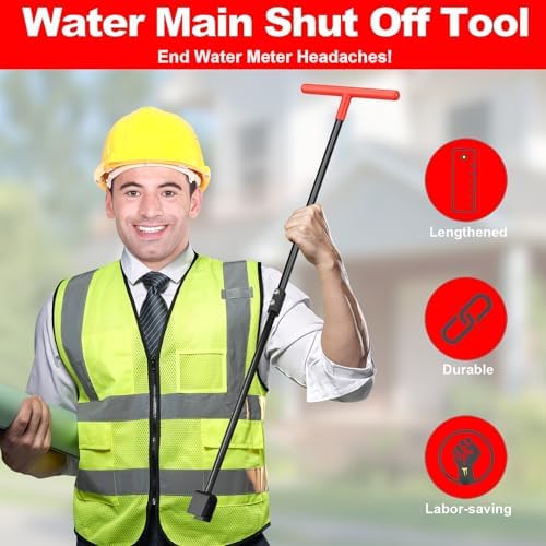 Manalete 32" Water Meter Key & Water Shut-Off Tool - Image 5