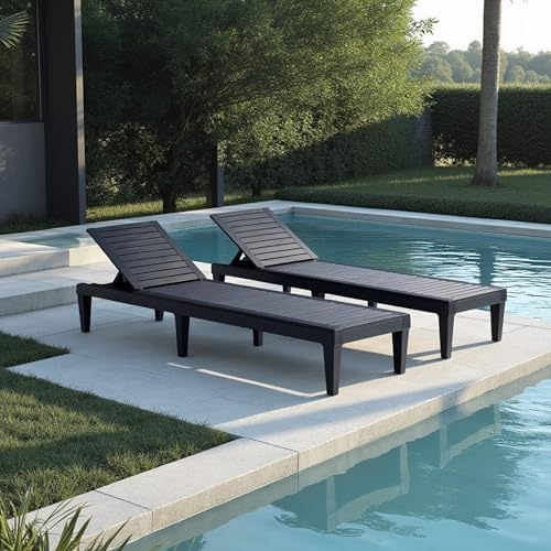 Nestl Lounge Chair Outdoor, Tanning Chair, Chaise Lounge Outdoor Set of 2 - Image 6