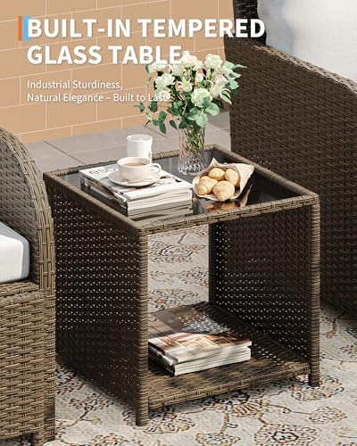 Garvee 5-Piece Outdoor Patio Conversation Set - Image 4