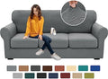 XINEAGE 4-Piece Stretch Sofa Cover, Washable Couch Covers by XINEAGE