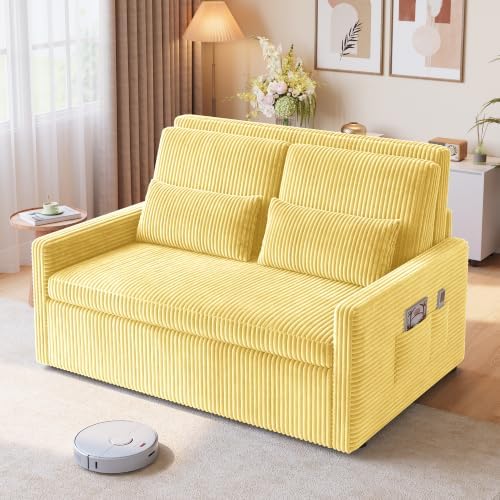 Ahomly 3-in-1 Convertible Loveseat Sofa Bed - Image 4