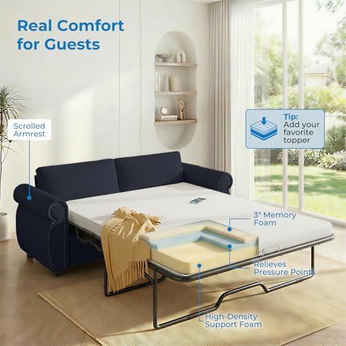 Mjkone Pull Out Sleeper Sofa Bed - Image 5