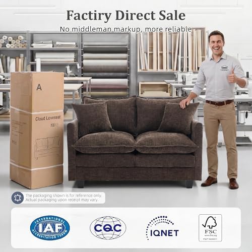 2-Seater Cloud-Like Loveseat Sofa - Image 6