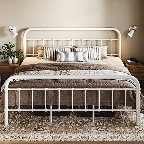 Allewie King Metal Bed Frame by Allewie