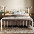 Allewie King Metal Bed Frame by Allewie