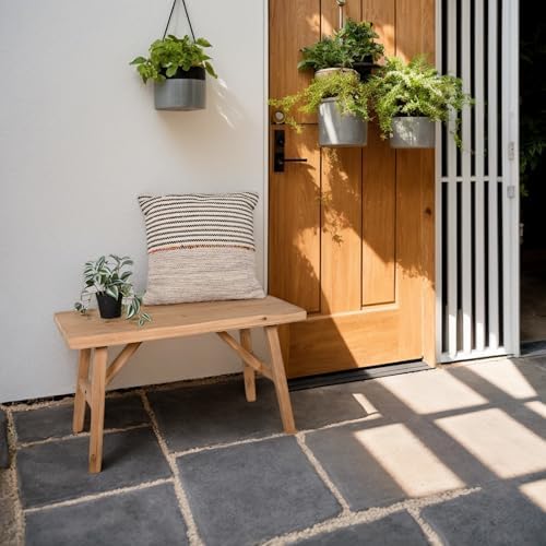 SwallowLiving 30" Solid Wood Entry Bench - Image 7