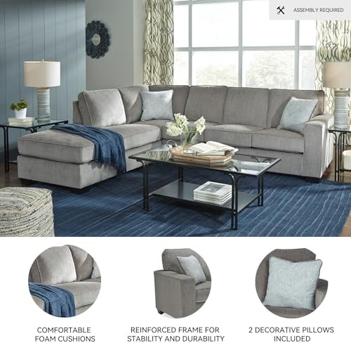 Signature Design by Ashley 2-Piece L-Shape Sleeper Sectional - Image 4