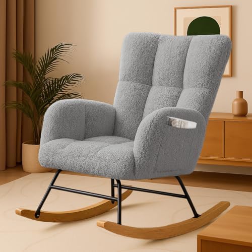 COMHOMA Nursery Rocking Chair, Teddy Glider Rocker by ComHoma