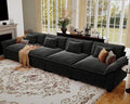 CDCASA 154" Oversized Modular Sectional Sofa, Comfy Cloud Couch, 4-Seater by CDCASA