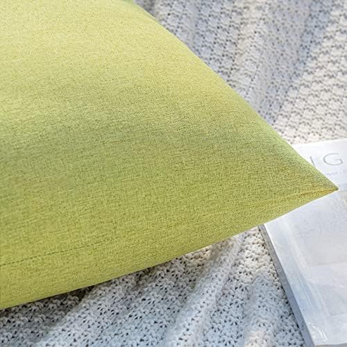 MIULEE Decorative Outdoor Pillow Covers Waterproof 18x18 Moss Green - Image 2