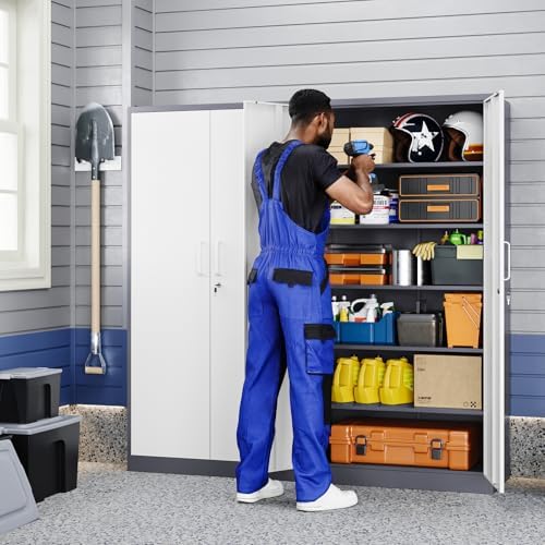 Yizosh Metal Garage Storage Cabinet - Image 2