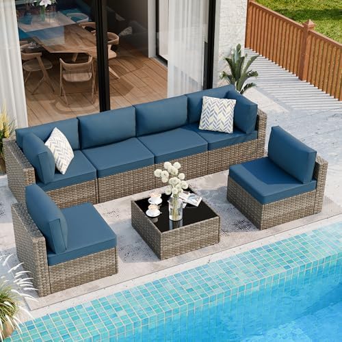 7 Piece Outdoor Patio Furniture Set by Shintenchi%7CFurnitureMadeforRealLife