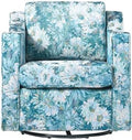 Swivel Accent Chair, Fabric Armchair by UIXE