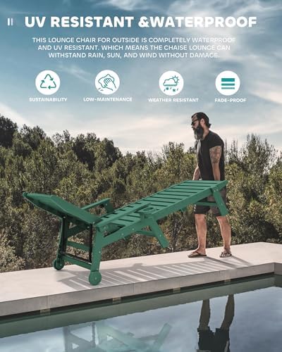 SERWALL HDPE Outdoor Lounge Chair - Image 5