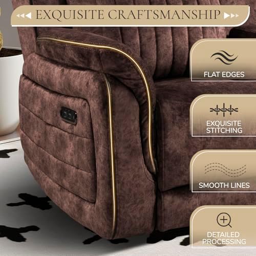 Power Reclining Loveseat with Zero Gravity, Power Reclining Loveseat with - Image 5