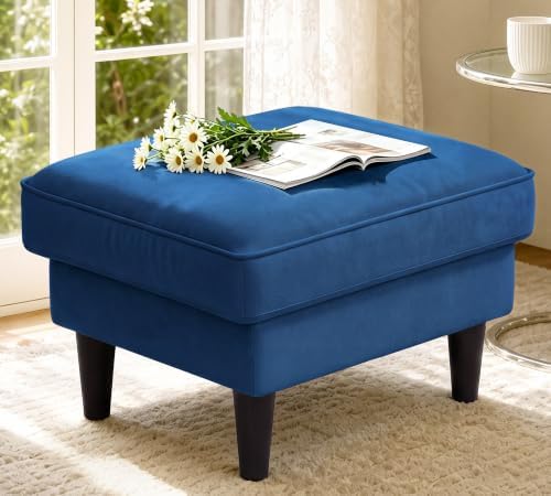 Welzona Velvet Ottoman by WelzonaDirect