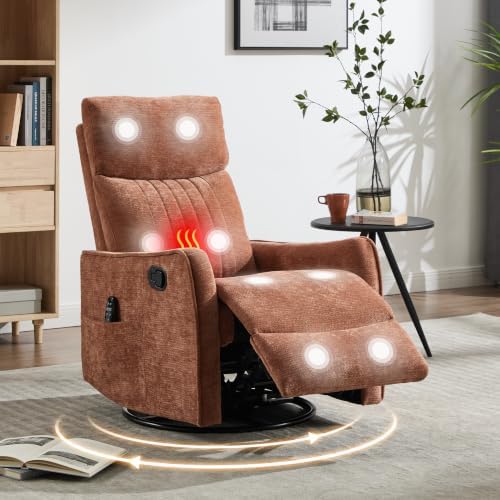 Manual Swivel Rocker Recliner Chair by EZZUP