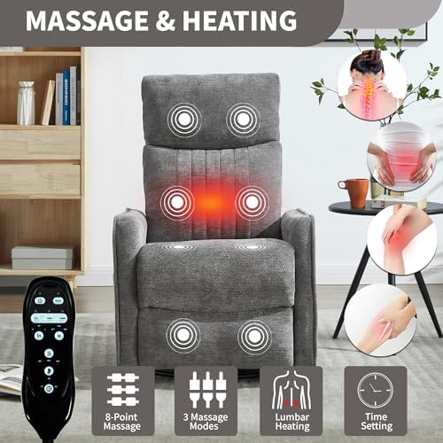 Manual Swivel Rocker Recliner Chair - Image 3