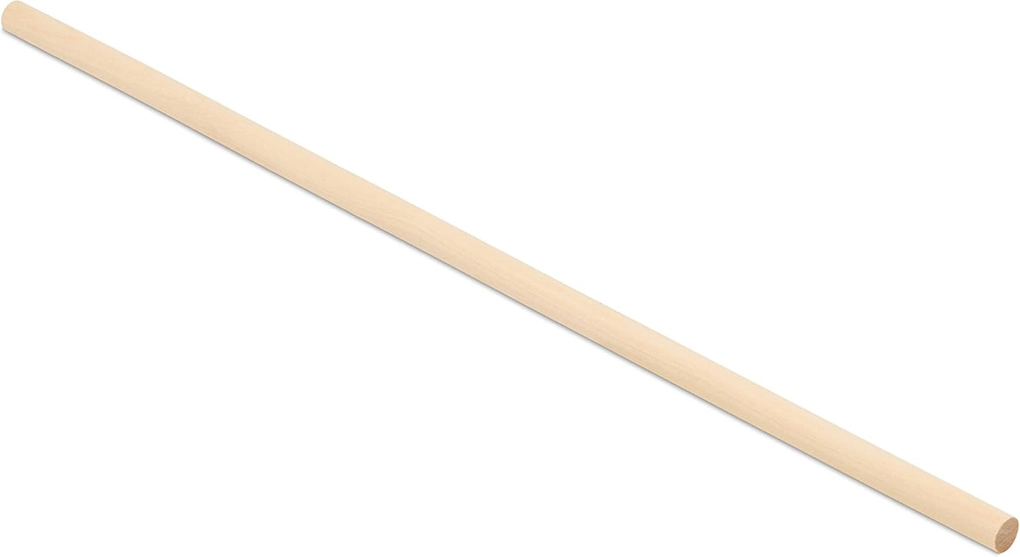 Dowel Rods Wood Sticks Wooden Dowel Rods 5/16 x 12 Inch Unfinished Hardwood Sticks for Crafts and DIYers 100 Pieces by Woodpeckers