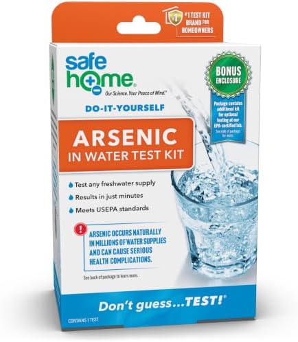 Safe Home® DIY Arsenic in Water Test Kit – at Home Testing by SafeHomeWaterQualityTestKits