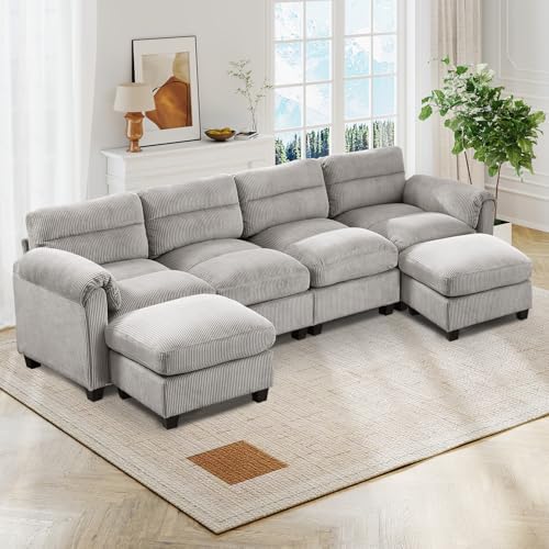 HAOMARKETS 115” Modular Sectional U Shaped Sofa by HAOMARKETS
