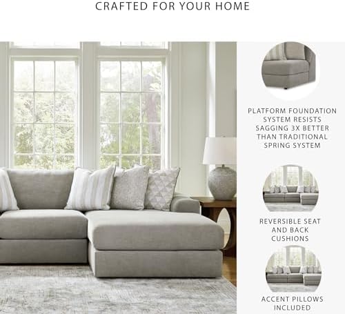 Signature Design by Ashley 3-Piece L-Shaped Sectional Couch - Image 4
