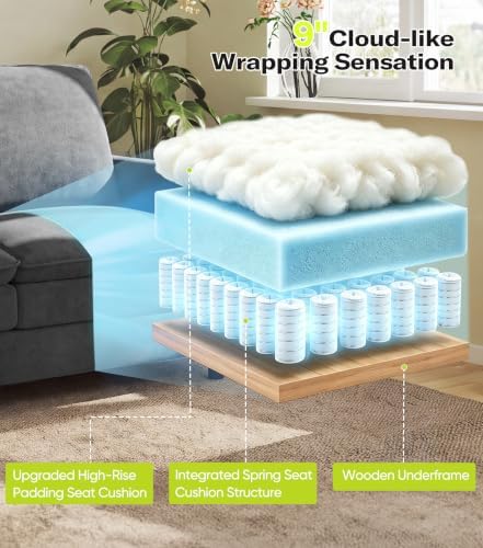 Welzona 3-Layers Cloud Accent Chair, Teddy Arm Chairs - Image 3