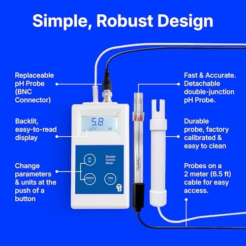 Bluelab Combo Meter for pH, Temperature & Conductivity in Water - Image 3