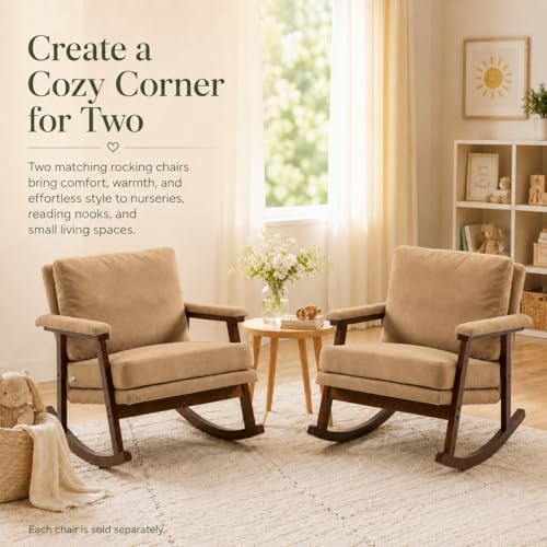 Nursery Rocking Chair for Adults and Small Spaces - Image 5
