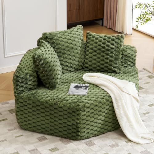 VINGLI Hexagon Boneless Chair, Modern Modular Chaise Lounge Sofa Bed, Corner by VINGLI